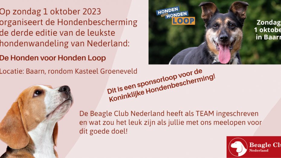 Honden-voor-Honden loop in Baarn